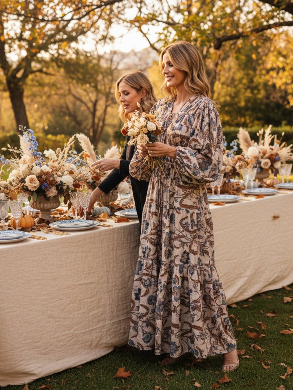 Zimmermann Ascension Tie Billow Sleeve Tiered Maxi Dress Size 1 NWOT Fall Weddin